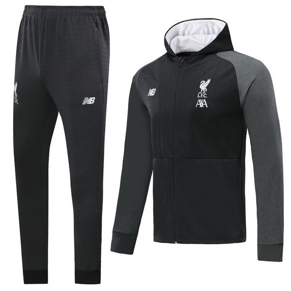 Chandal Liverpool 2019-20 Negro Blanco Gris